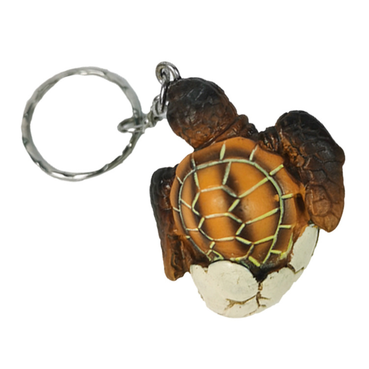 Resin Baby Turtle Keychain Tourist Keyring Souvenir Tourism Promotion Gift