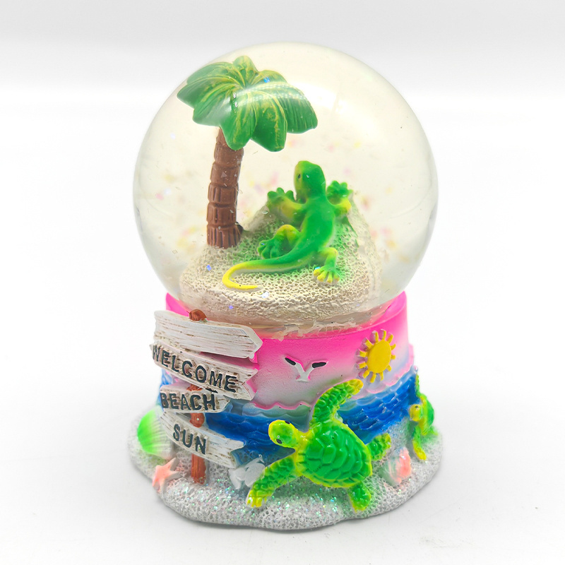 Resin Craft Romantic Snow Globe Wedding Souvenirs Gifts Favors Snow Globe Custom Dancing Couple Snowball Souvenir