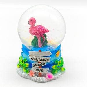 Resin Craft Romantic Snow Globe Wedding Souvenirs Gifts Favors Snow Globe Custom Dancing Couple Snowball Souvenir