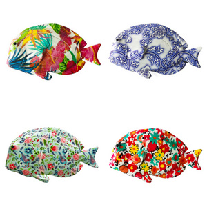 Colorful Water Transfer Tropical Fish Resin Fridge Magnet for Creative Home Decor and Tourism Souvenirs