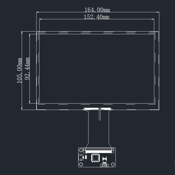 Multi-touch capacitive LCD touch panel 7 8 9 10.1 10.4 11.6 12.1 inch usb touch screen panel