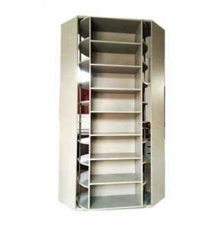 Manufacturer Wholesale White Rotating Shoe Rack For Shoe Store Showcase