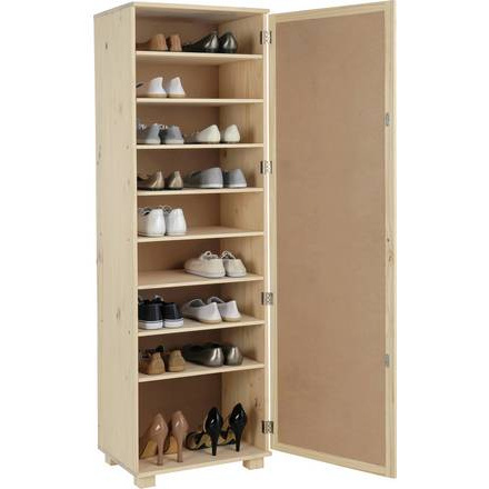 9 layers mirror door tall cabinet mdf shoe rack cabinet