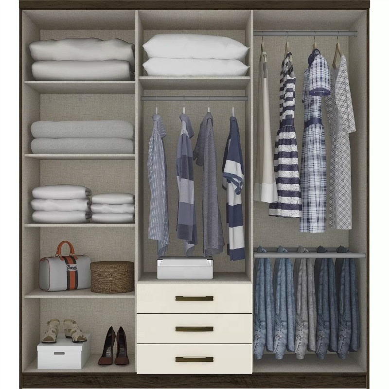 godrej almirah Wardrobe Specific Use and Modern Appearance foldable wardrobe with 6 door 3 drawer