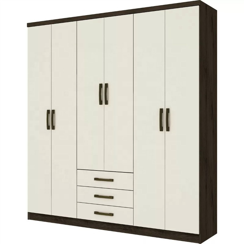 godrej almirah Wardrobe Specific Use and Modern Appearance foldable wardrobe with 6 door 3 drawer