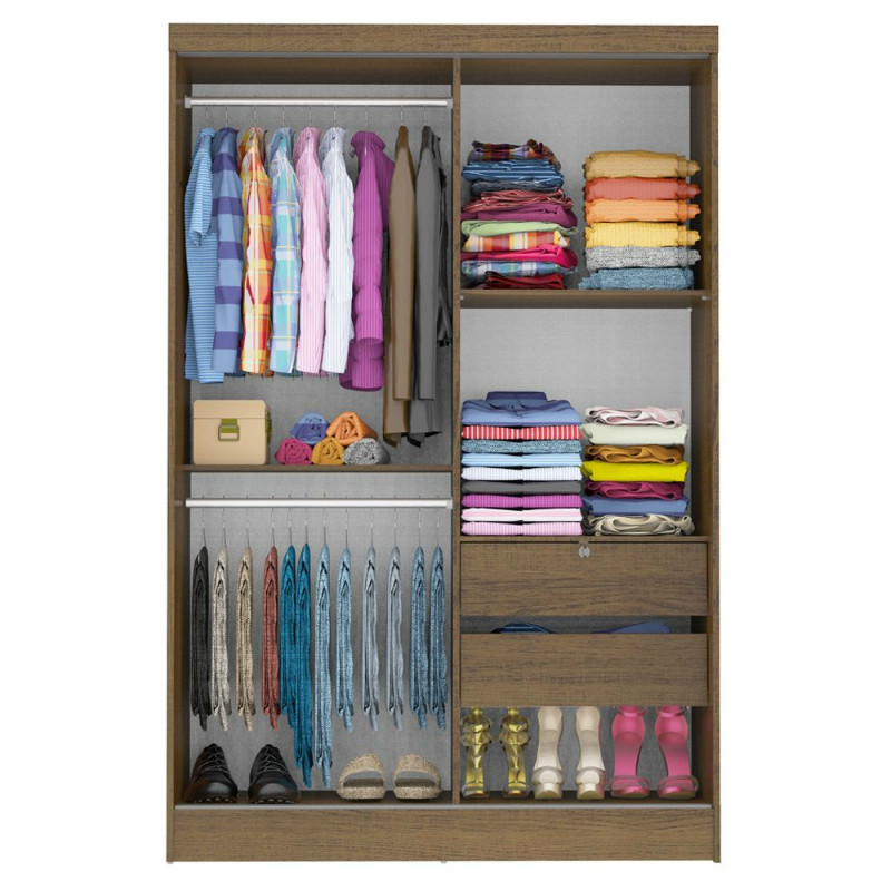 Modern Appearance and Wardrobe Specific Use melamine sliding wardrobe closet