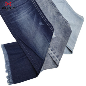 High Quality Lyocell Denim Fabric 6.8oz Blue and Black For Jeans