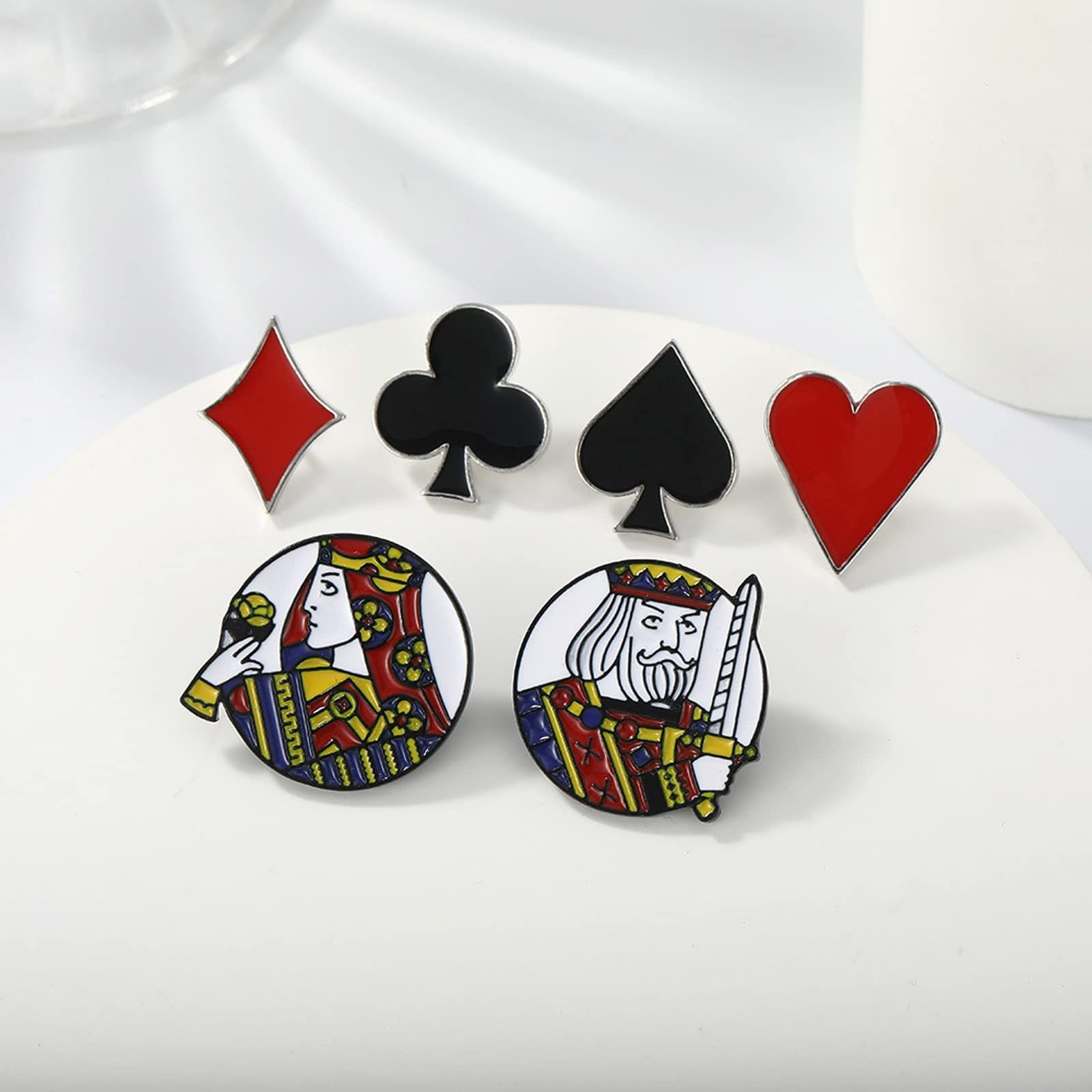 Guangzhou OEM ODM custom metal craft creative promotional gifts hard enamel lapel poker brooch pin