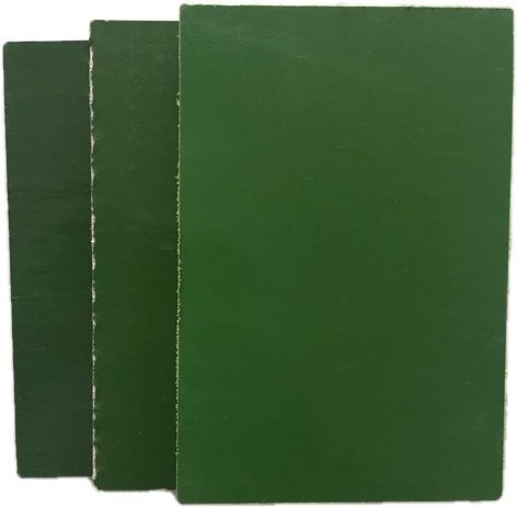 4'*8' 18mm poplar core green PVC face plywood sandwich board triplay fenolico terciado sheet for construction use