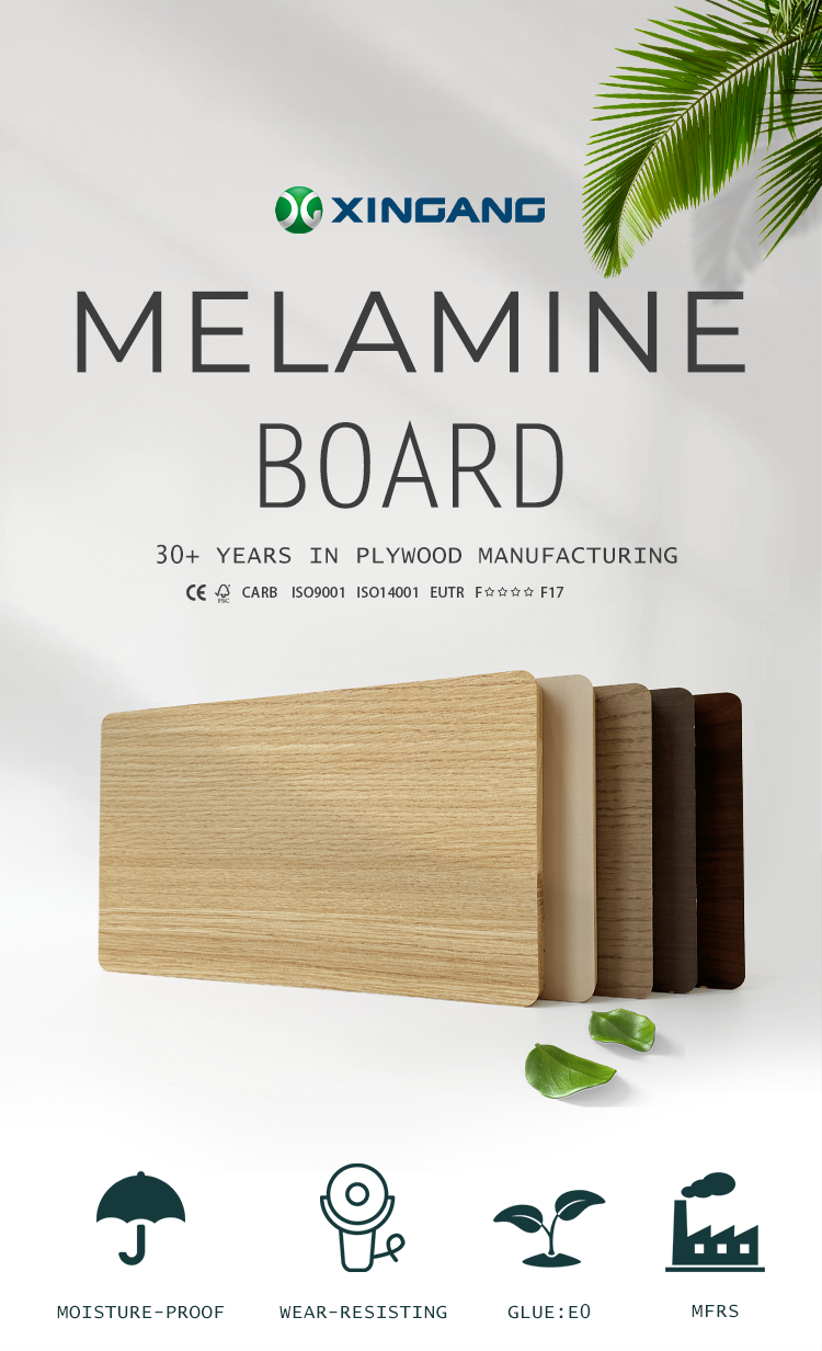 Can Be Custom 3mm / 6mm / 9mm / 12mm / 18mm Melamine MDF / Melamine Board/ Melamine Plywood