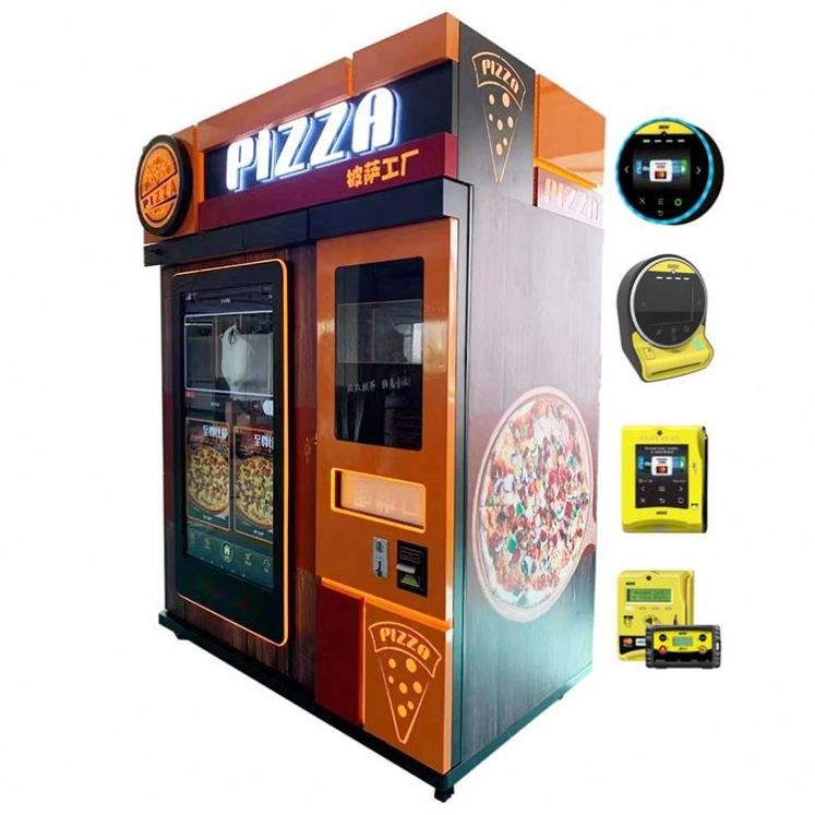 1 Year Warranty Online Support Service  Automatic Making Pizza Purchase Fries Paraguay Custom Made Vending Machines