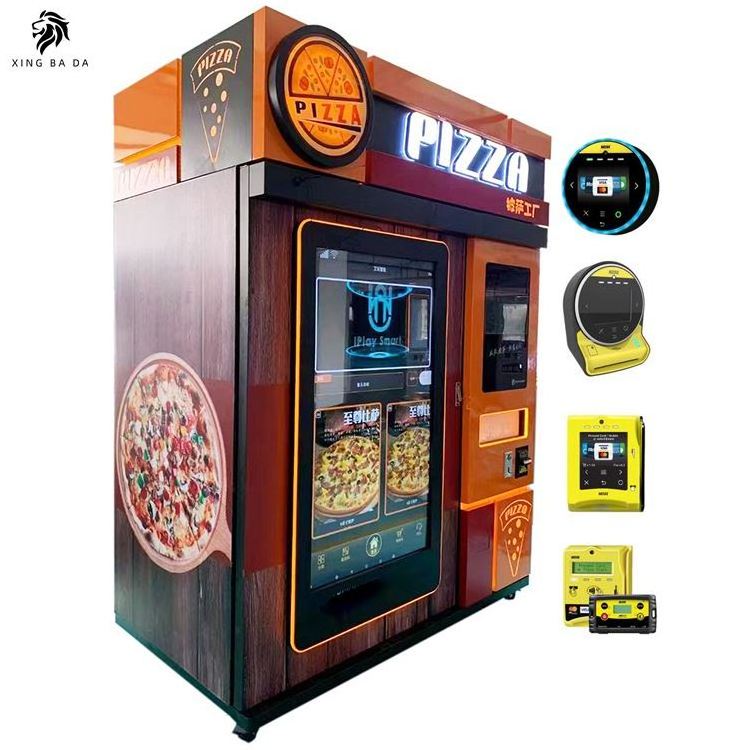 Pizza Oven Mobile Food Trailer Dough Sheeter Pizza Vending/Pizza Vending Machines For Sale Machine Touch Screen