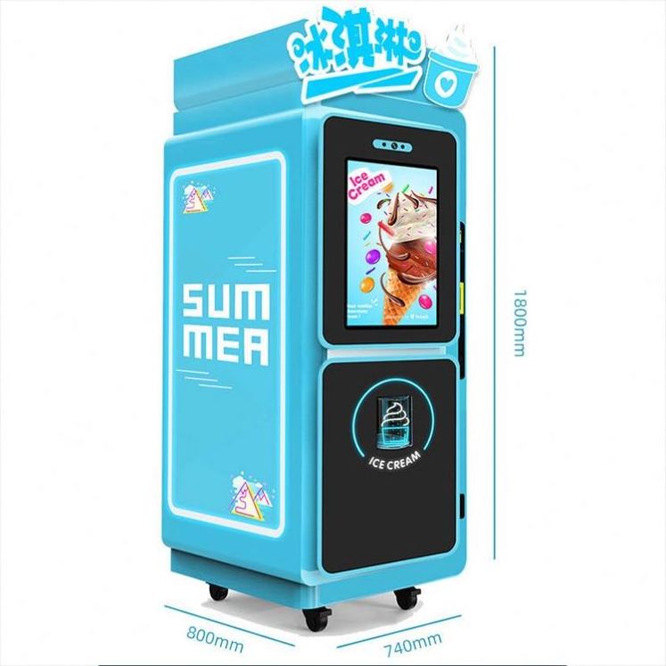 Glace Ice Cream Machine Yogurt Ice Cream Vending Cheapest Icecream Making Machine Ready To Ship Small