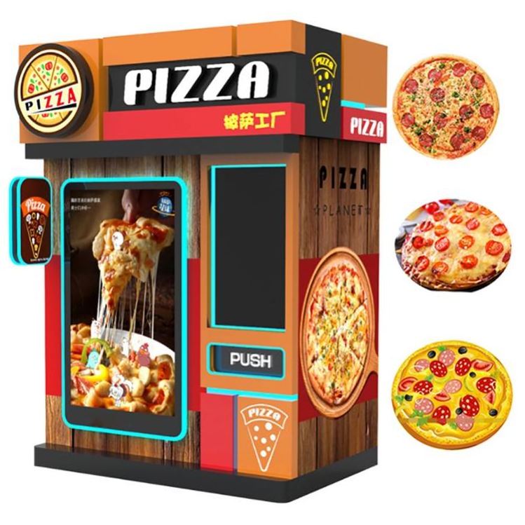 Pizza Automat Food Vending Machine Commercial Wall Mounted Fast Food Automatic Pizza Vending Machine Maker