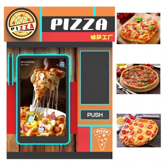 Pizza Oven Mobile Food Trailer Dough Sheeter Pizza Vending/Pizza Vending Machines For Sale Machine Touch Screen