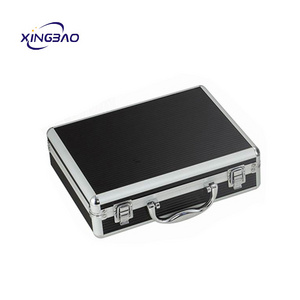 OEM / ODM Custom Black Aluminum Carrying Case With Foam Inside For Hardware Tools Case GUN