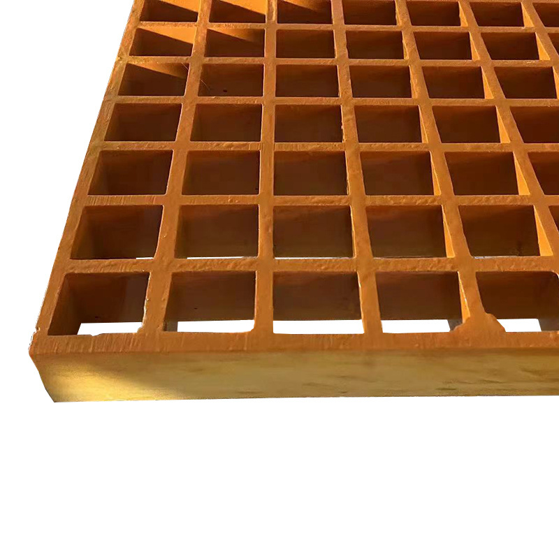 High strength fiberglass mesh 38x38mm walkway composite FRP Grating price for chicken/pigeon floor