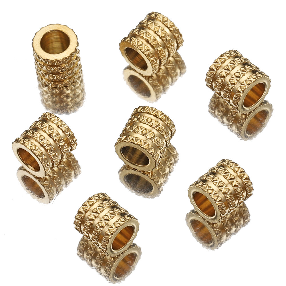 Wholesale reticulated embossed spacer beads NO TARNISH stainless steel beading spacer beads DIY findings