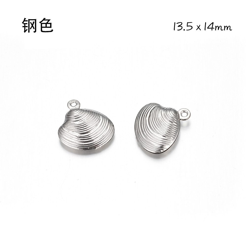 Earring decorating charm pendant NO FADE stainless steel PVD coating starfish shell charm pendant