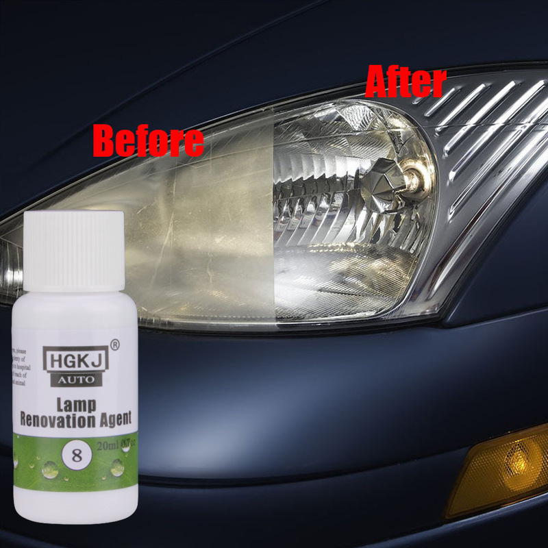 HGKJ-8 auto care 50ML Lamp  hgkj 8 Car polish Lens Restoration Agent  headlight repair Liquid