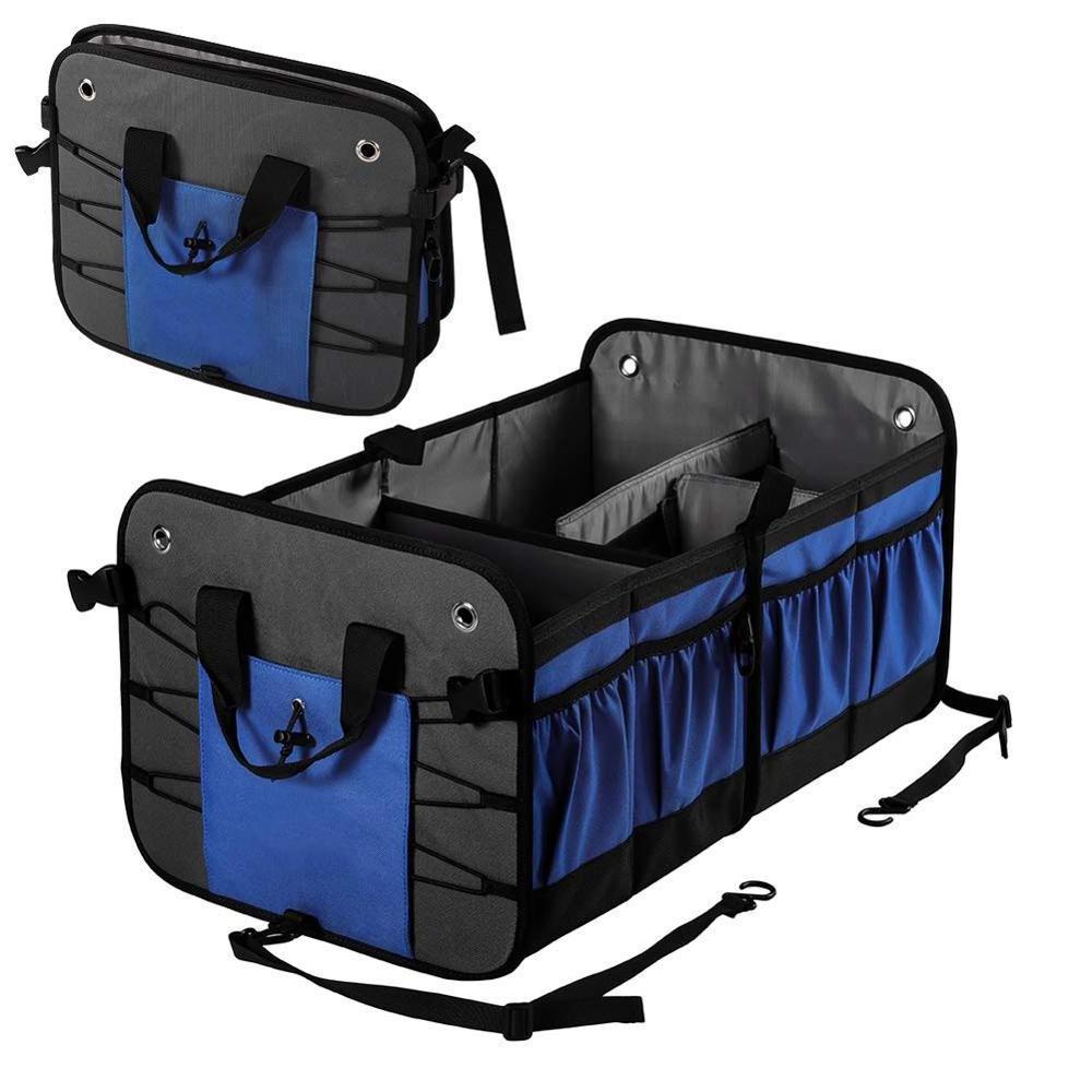 Wholesale Skidproof and Foldable Car Trunk Organizer Car Boot Organizer best with Removable sub-dividers