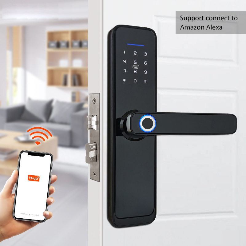 fingerprint tuya home airbnb hotel smart app lock