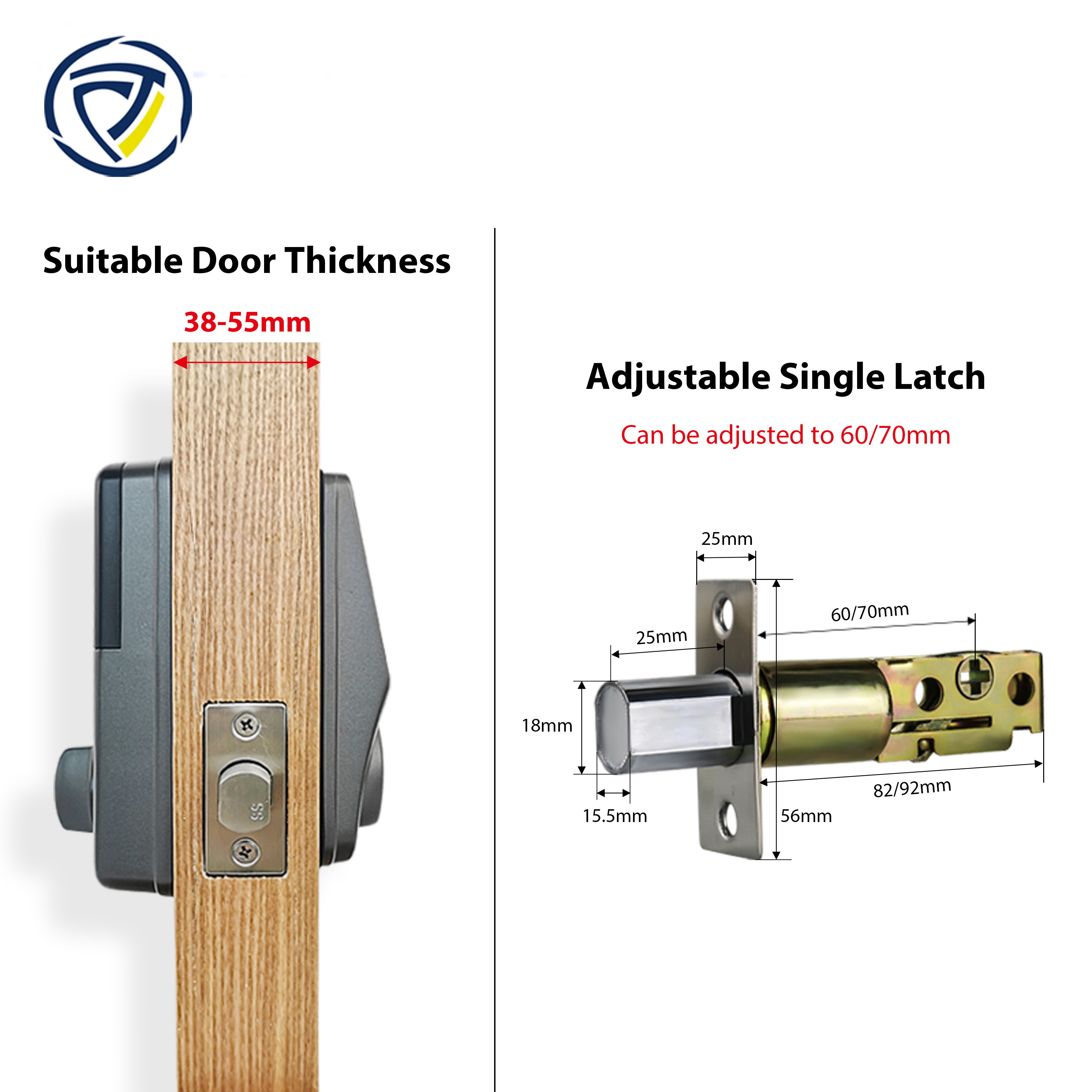 Factory Price Smart BLE Remote Control Digital Combination Door Locks With Automatic Electronic Deadbolt