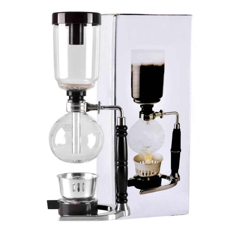 Japanese Style Tea Siphon pot vacuum coffee maker glass type coffee machine espresso syphon coffee