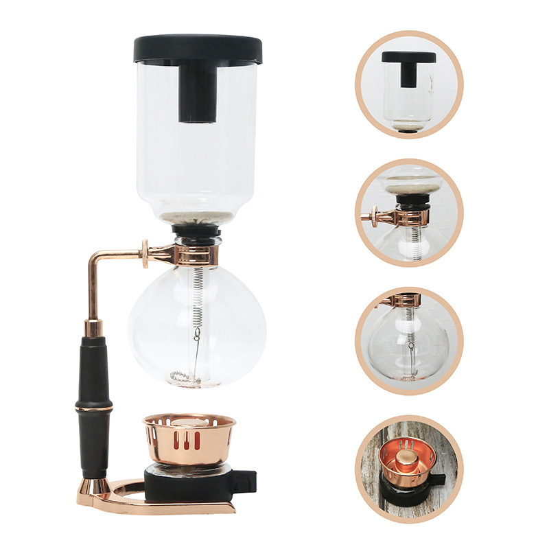 Hot sales vacuum pot coffee maker  borosilicate safe eco-friendly siphon coffee maker