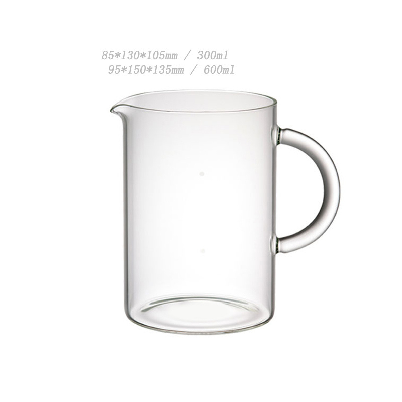 new design heat resistant glass coffee jug