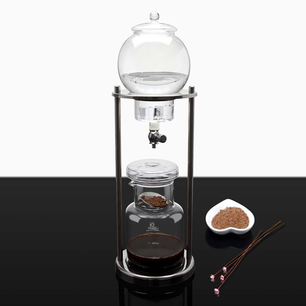 steel stand 500ml iced drip cold brew coffee maker