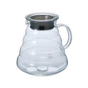 High borosilicate pour coffee maker pot server glass coffee carafe