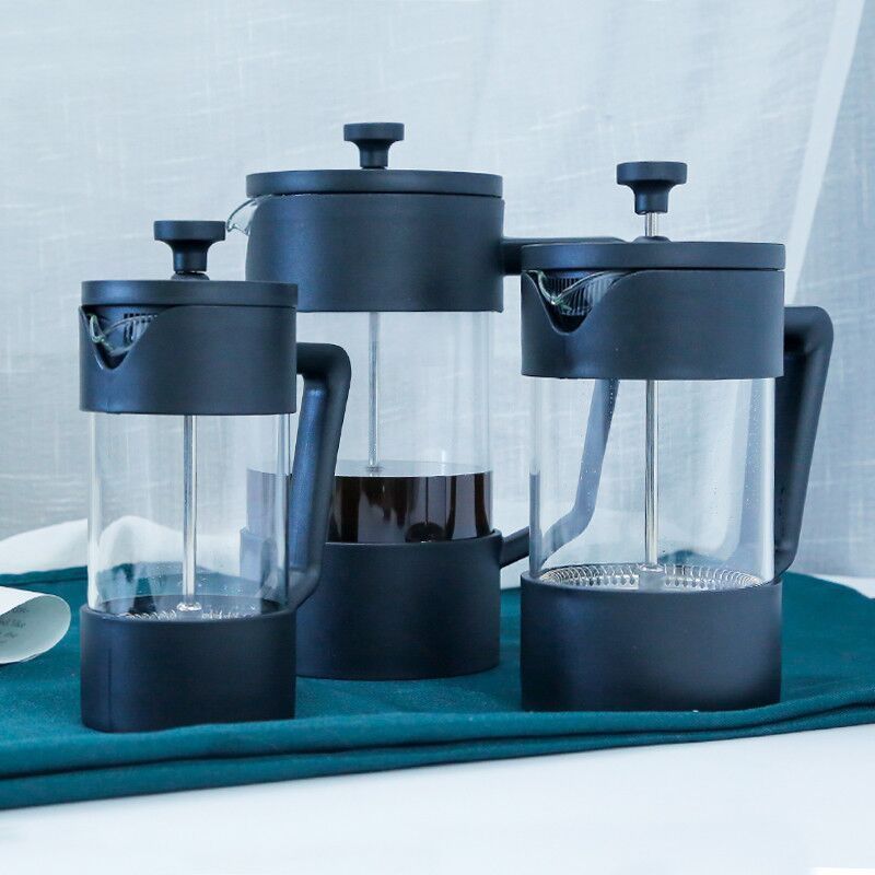 350ml colored Borosilicate Glass  Single Cup French Press