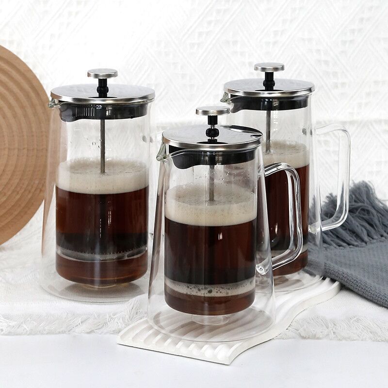 french presss french press coffee maker double wall glass