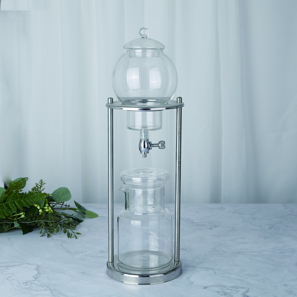 steel stand 500ml iced drip cold brew coffee maker