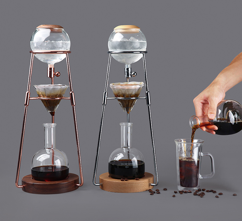 Hand blown Ice Drip Coffee Maker Wholesale Ice Drip Coffee Maker Set