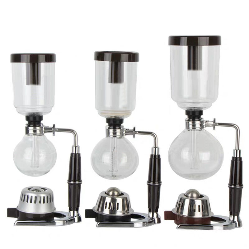 Japanese Style Tea Siphon pot vacuum coffee maker glass type coffee machine espresso syphon coffee