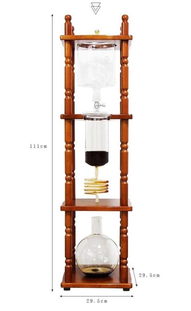 Wholesale eco-friendly high borosilicate glass cold drip brew ice coffee maker