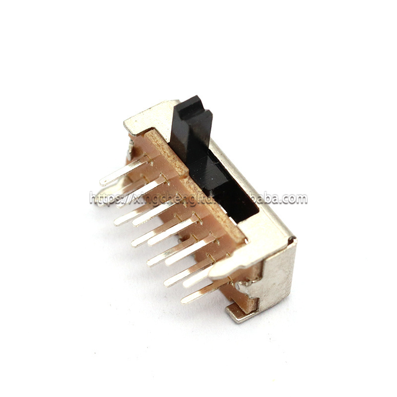 Toggle switch SK24D02G4 SK24D02VG5 12Pin 2P4T Slide Switch Handle High 4MM 5MM SK-24D02 G5 Horizontal Mini Switch