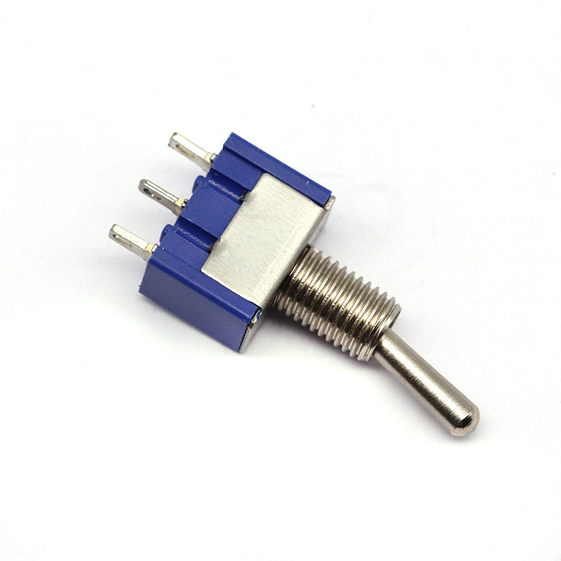 MTS-103 3-Pin 2 Position ON-OFF-ON 6A 125V 3A250VAC Mini Blue Toggle Switches MTS103