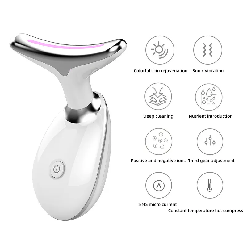 7 in 1 Face Lift Devices EMS Microcurrent Skin Rejuvenation Facial Massager