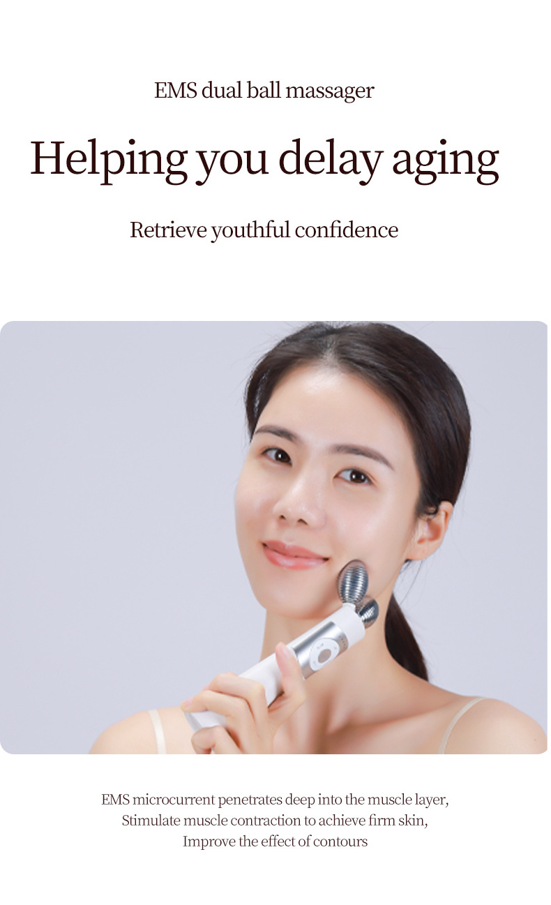 Facial muscle ball massage 3d roller face sculptor beauty roller face v line