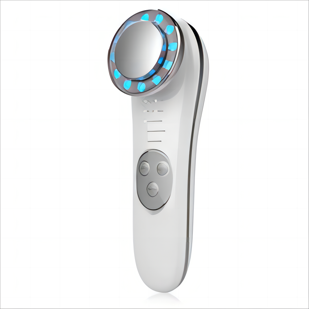 Anti-Ageing Infrared LED Light Toning Device Facial Neck Eye Massager Skin Care Tools 7 in 1 Face Lifting Machine