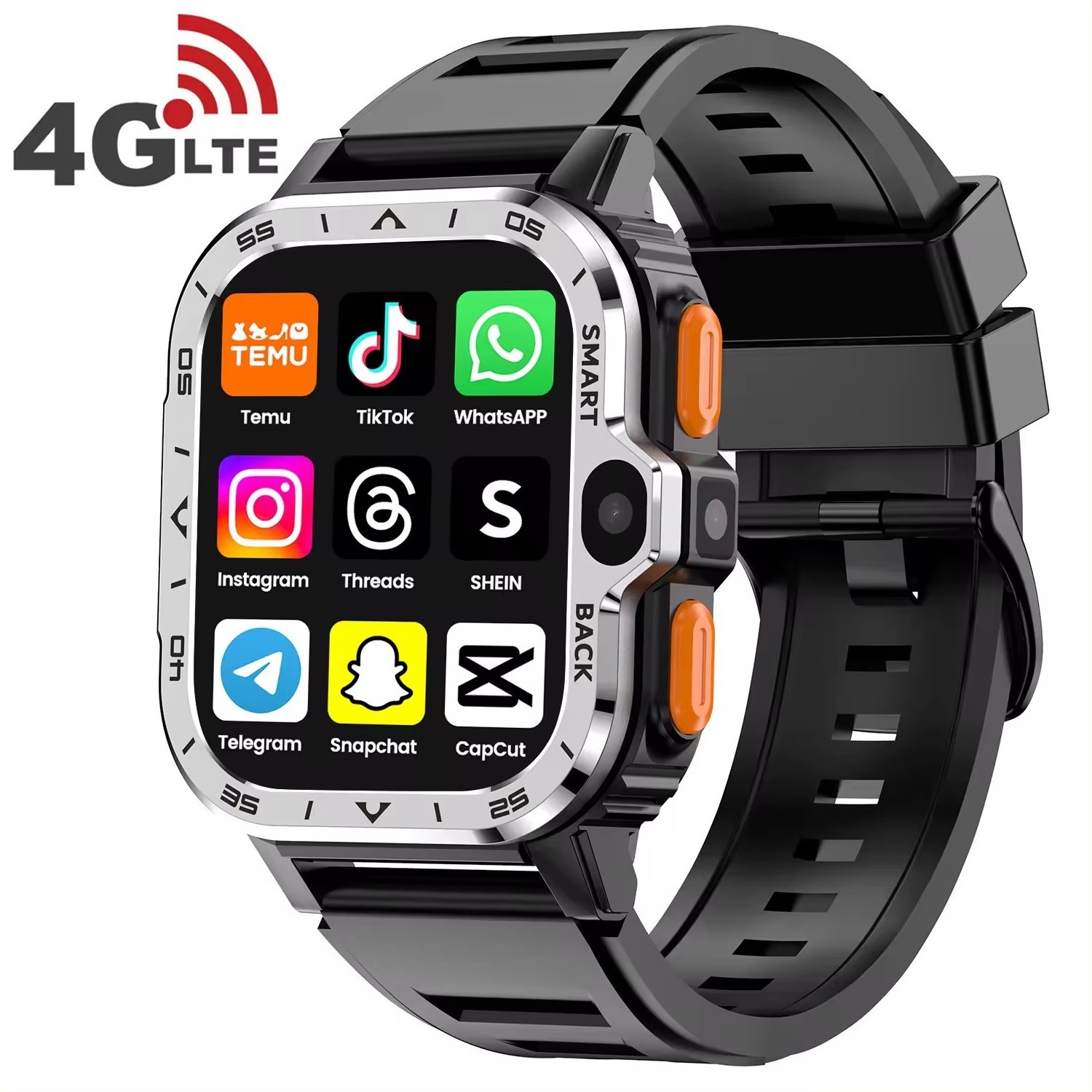 Wearable Devices PGD Call Smartwatch 4G 5G SIM Card Dual Chip WIFI GPS Tracker Video Call Smart Watch With Dual Camera