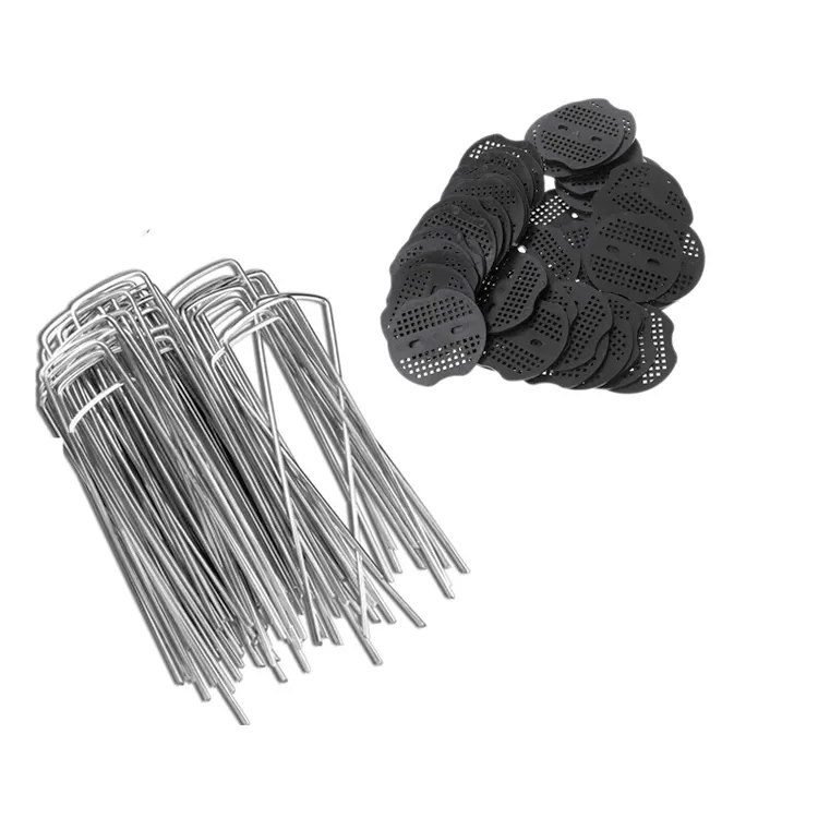 High Quality U Pin Steel Nail For Artificial Grass Metal Garden U Pins Garden Stakes Staple