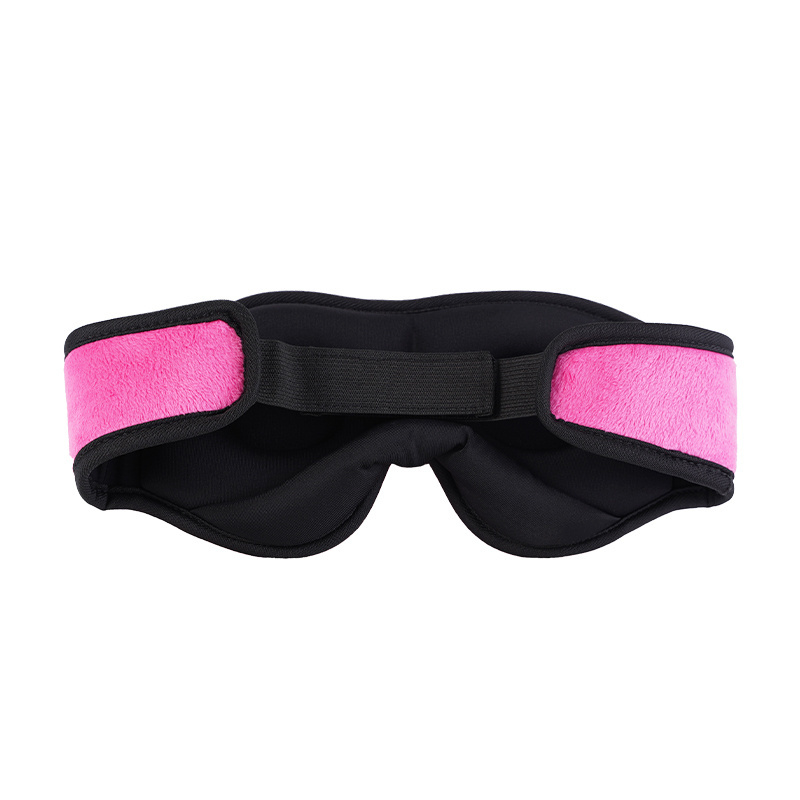 OEM personalised soft 3d lash extension private label adjustable sleep eye mask with logo