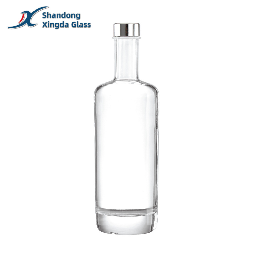 China Wholesale OEM Crystal White 300ml 500ml 700ml 750ml Wine Whisky Brandy XO Glass Liquor Spirits Bottles