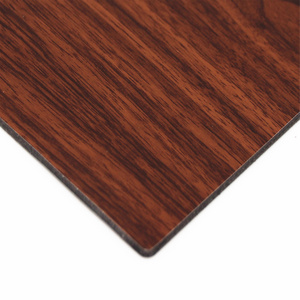 Faux Wood Aluminium Composite Panel Wood Texture Aluminum Alucobonde Panel