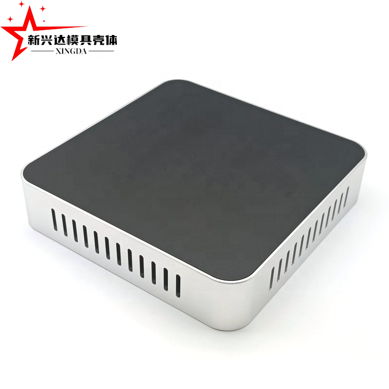 set-top box host player industrial control casing aluminum alloy case CNC machining Mini-computer aluminum enclosures housing