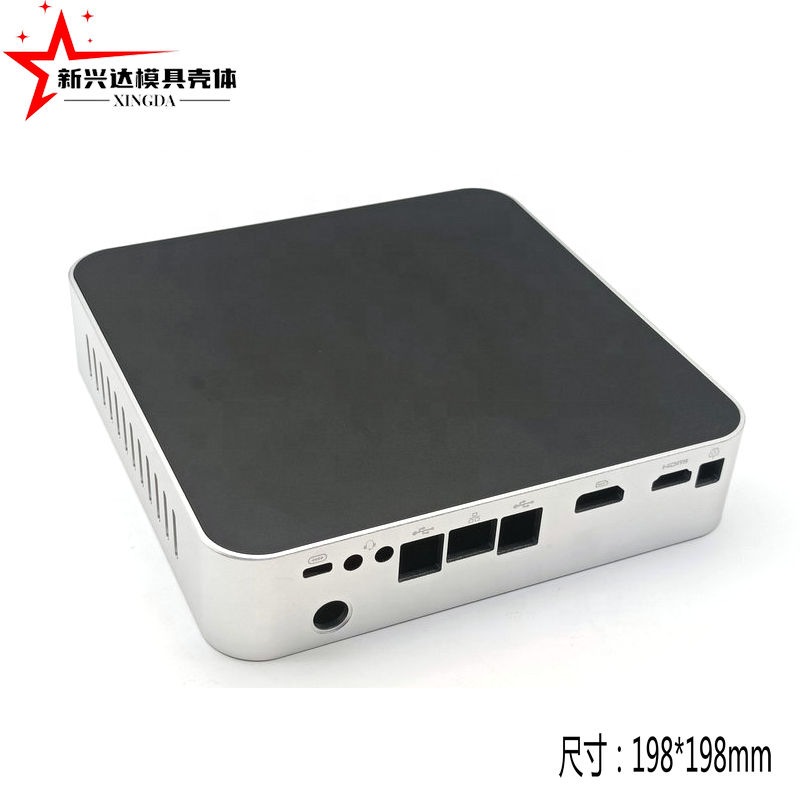 set-top box host player industrial control casing aluminum alloy case CNC machining Mini-computer aluminum enclosures housing